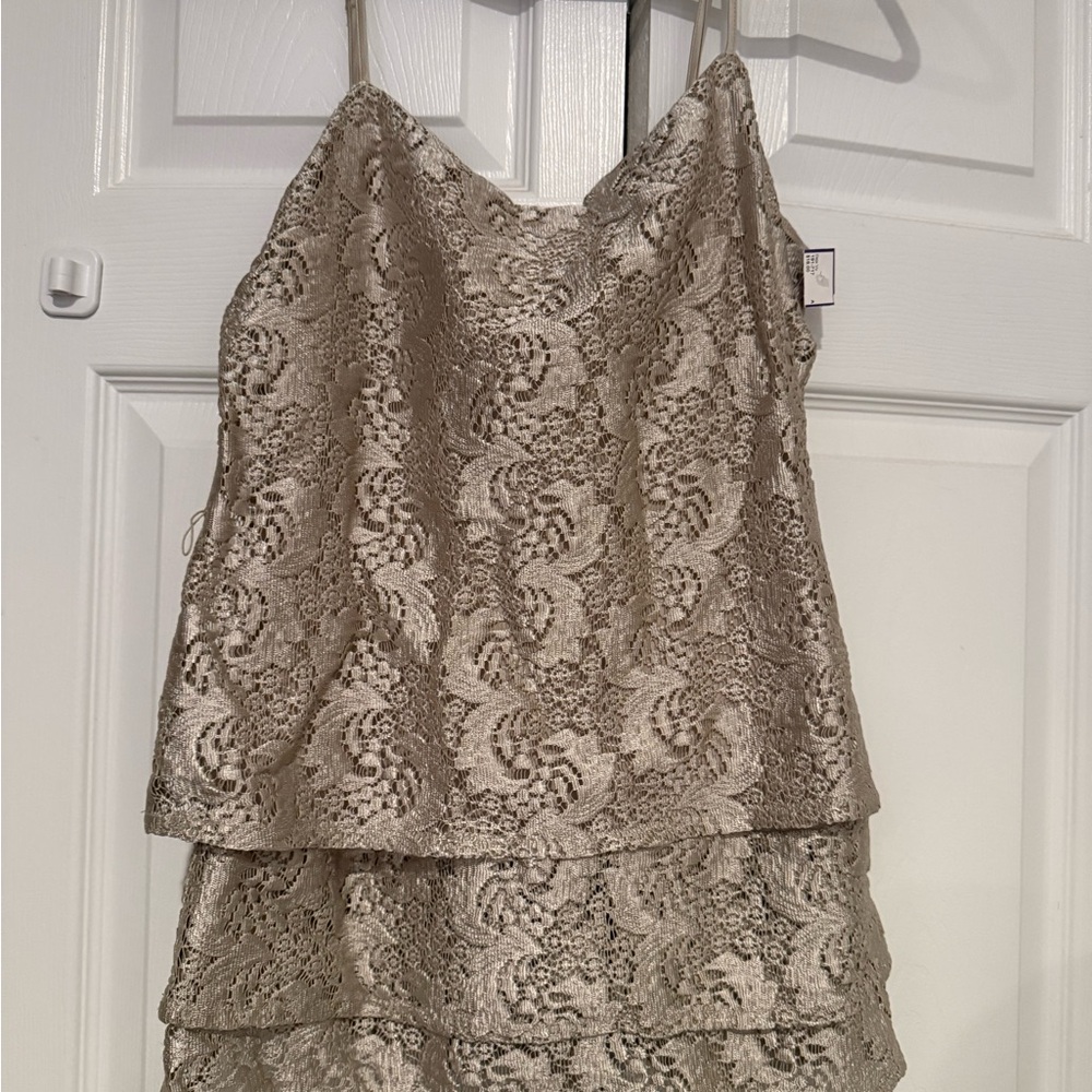 Elegant Lace Layered Top